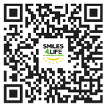 QR code linking to the Smiles4Life Instagram, @smiles4.life